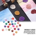thumbnail image 3 of Cuentas De Cera Para Sellar, 100 Unidades De Tarjetas Hechas A Mano De Fuerte Viscosidad Para Decorar Sobres, Paquetes, Postales, Cuentas De Cera Para Sellar Sellos, 3 of 7