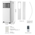 thumbnail image 2 of Gymax 8000BTU 3 in 1 Portable Air Conditioner Air Cooler AC Unit ASHRAE 230 sq.ft, 2 of 9