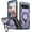 Purple, variant on KOMI Magnetic Case for Google Pixel 9A with Rotatable Ring Holder [Compatible with MagSafe] Military Shockproof Kickstand Protective Case for Google Pixel 9A, Black