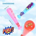 thumbnail image 3 of ACOWAY Inflatable Baseball Bat - Set of 12 - Toy Plastic Inflatable Bat for Kids & Toddlers - Inflatable Toys in Bulk - Ideal for Backyard Fun with Baseballs - 4.3x15.7x4.3 Inches, 3 of 6