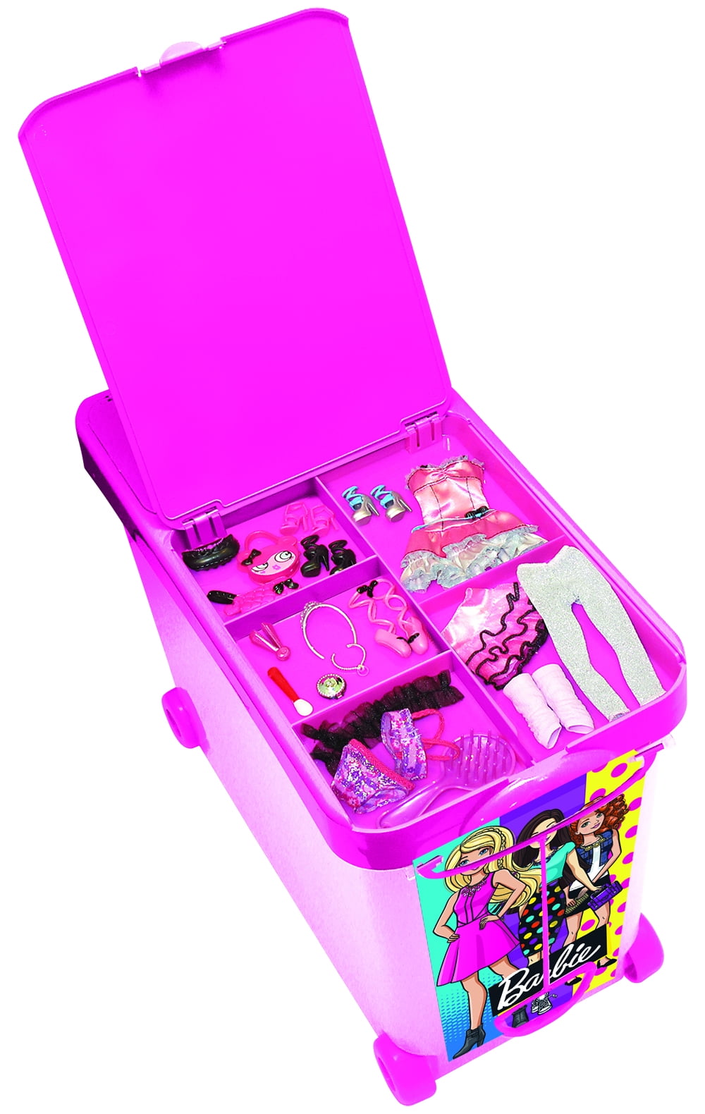 barbie doll storage case