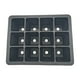 thumbnail image 2 of Reemplazo de la bandeja de inicio de silicona de 12 celdas con orificios de drenaje Medidas 7 X 5.5 X Negro Cola macetas de plántulas, 2 of 8