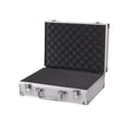 thumbnail image 1 of Aluminum Alloy Hardware Suitcase Multifunctional Display Case Portable Lightweight Waterproof Carrying Case , Siliver Small Buckle, 1 of 6