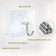 thumbnail image 4 of Un juego de 24 ganchos de cocina - resistentes - 6 kg (máximo) - sin clavos - ganchos con ganchos impermeables - reutilizables - para toallas de baño o lámpara de techo, 4 of 4