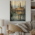 thumbnail image 2 of Designart "Kaaba Reflection Islam wall art II" Religion & Spirituality Print on Natural Pine Wood, 2 of 5