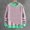 Z-Pink3, variant on snowsong Knitted Sweater,2024 New Women's Retro Style Striped Clash Warm Long Sleeve High Neck Knitted Sweater,Long Sleeve Sweater,Oversized Sweater,Autumn Sweaters for Women 2024 Beige One Size