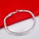 thumbnail image 1 of Nueva pulsera de plata de ley 925 con cuentas, cadena romántica de alta calidad para mujer, regalo de joyería para fiesta de compromiso y boda, 1 of 2