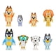 thumbnail image 1 of La Familia y los Amigos de Bluey - Paquete de 8 - 2,5-3" Bluey, Bingo, Chilli (Mamá) y Papá (Bandit), Miel, Calcetines, Chloe y Figuras de Indy, 1 of 5