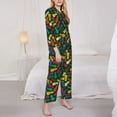 thumbnail image 3 of Naloa Pineapple Fruit Colorful Pajamas for Women Set, Womens Pajama Sets, Lounge Sets for Women, 2pjs for Women-X-Large, 3 of 7