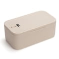 thumbnail image 1 of Caja de almacenamiento con llave BOMKVIN para objetos personales, color crema, 1 of 7
