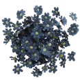 thumbnail image 1 of 100pcs Cabezas De Flores De Margaritas Artificiales Flores Artificiales Decoración De Manualidades Diy Manualidades Tarjetas Azul oscuro Soledad Flor de Margarita de seda artificial, 1 of 8
