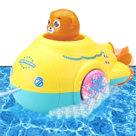 fashionhome Cartoon Bath Toy Water Jet Toy Wind Up Toys Kids Sensory ...