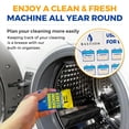 thumbnail image 5 of Bastion Washing Machine Cleaner, Deodorizer, & Descaler 6-Pack - Active Deep Cleaning Tablets For HE Front Loader & Top Load Washer, Septic Safe Eco-Friendly - 3 Month Supply, 5 of 7