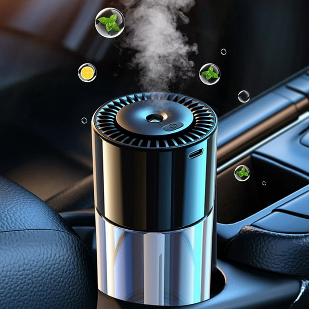 Purificador de aire portátil para coche con filtro HEPA verdadero - Eliminador de alérgenos, polvo y olores para viajes, hogar y oficina - 100 ml alimentado por USB, modos de 3 velocidades
