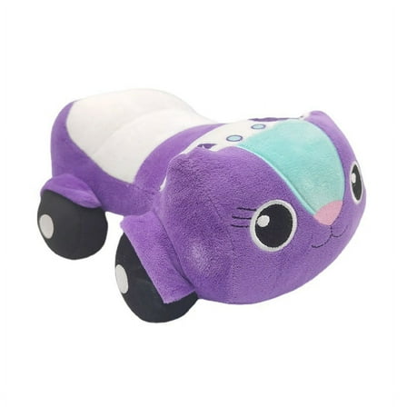 Carlita Plush Toy - 8.6 Inch Purple Kitty Car, Soft Stuffed Animal Doll, Kids Birthday Christmas Gift