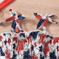 thumbnail image 5 of Coerni Toddler Baby Girls 4th of July Dress Independence Day Outfit Kids American Flag Patriotic Clothes A Line Dresses, 5 of 5