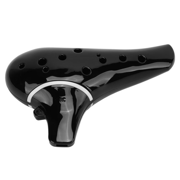 Ocarina, C Key Negro Portátil Durable Ocarinas Instrumento ABS Para Jugar
