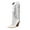 White, variant on Fringe Cowboy Boots for Women â Mid Calf Cowgirl Boots with Star Studded, Pointed Toe and Heel, for Country Music Festivals