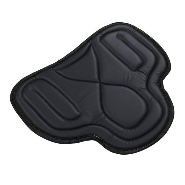 Saddle Pad, Saddle Pad PU Leather Close Fit Shock Absorbing Thickened Breathable Saddle Pad for Equestrian Riding, Premium Equestrian Riding Equipment and Accessories
