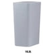 thumbnail image 2 of Bote de basura de gran capacidad Naiovety moderno con tapa suave Gris 10/12 L, 2 of 6