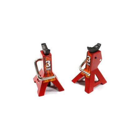 Integy Realistic RC Jack Stands (2)  Red; 1/8 & 1/10 price history on PriceWatchPro