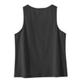 thumbnail image 3 of Linen Tank Tops Womens Sleeveless Tops Dressy Casual Button Down Crop Shirt Loose Fit Blouse Work Office Outfits 2025, 3 of 6