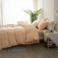 thumbnail image 5 of Airensky Duvet Cover Set, King, Yellow, 100% Microfiber, Breathable, Zipper Closure, 5 of 11