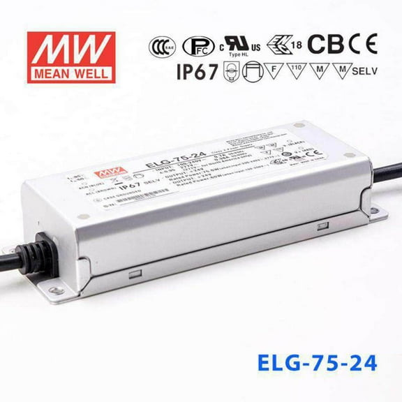 Mean Well ELG-75-24 Power Supply 75W 24V
