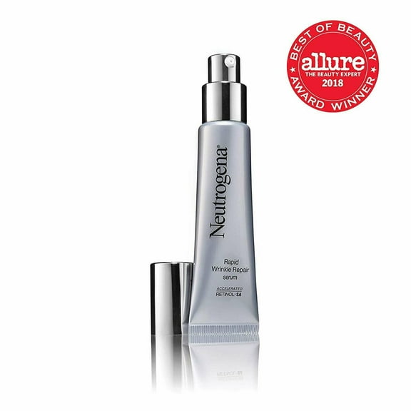 Neutrogena Rapid Wrinkle Repair Anti-Wrinkle Retinol Serum for Wrinkles & Dark Circles, 1 fl. oz