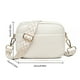 thumbnail image 3 of Bolsos Cruzados Bolso De Viaje Para Mujer, Bandolera Con Correa Ancha A La Moda, Bandolera Sencilla (Blanco), 3 of 8