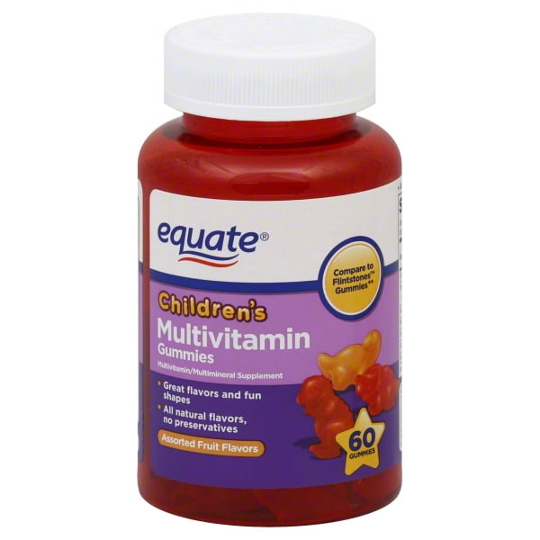 Equate Multivitamin Mineral Supplement Gummies, 60ct