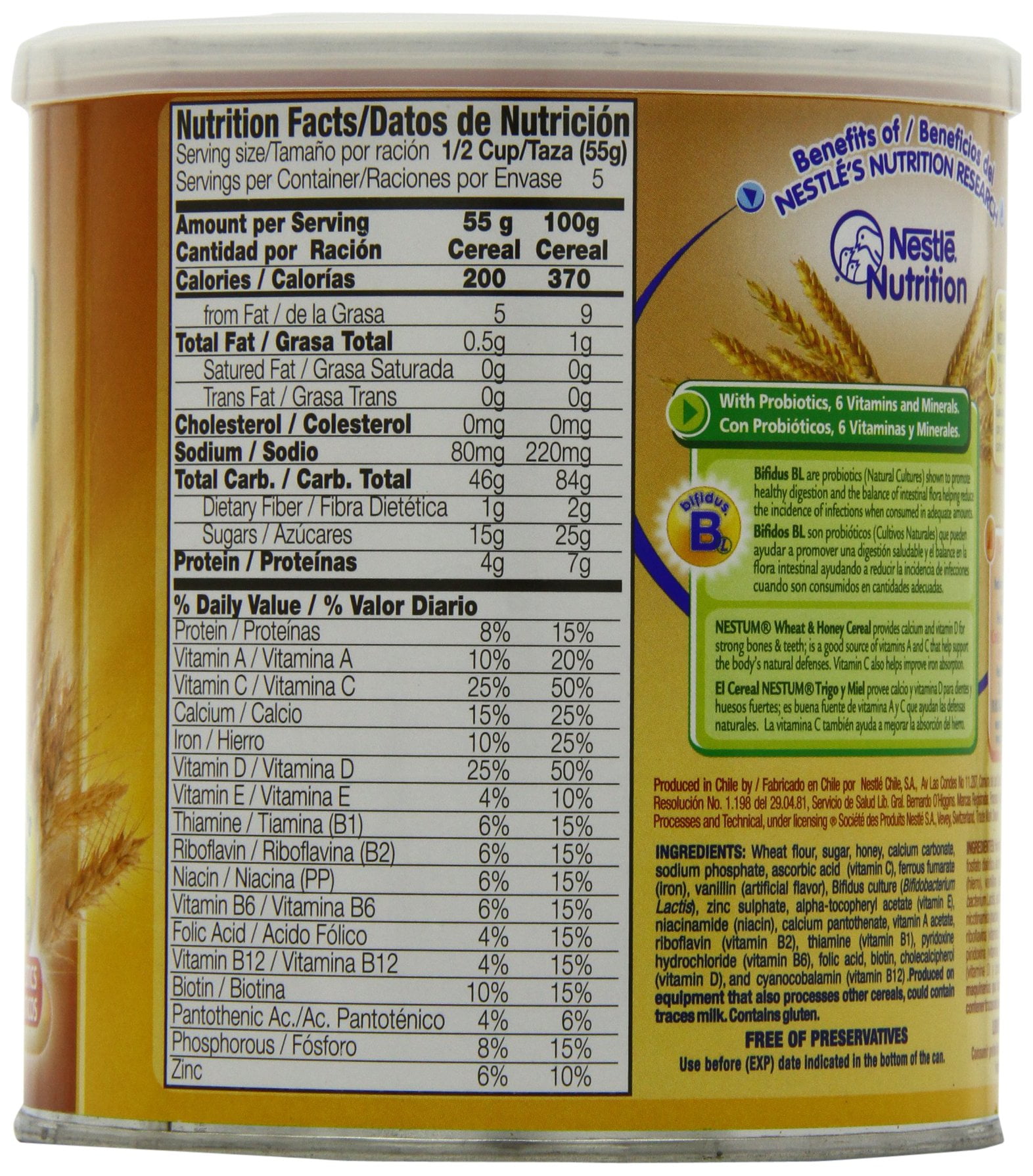 Nestle Nestle Nestum Cereal, 10.5 oz
