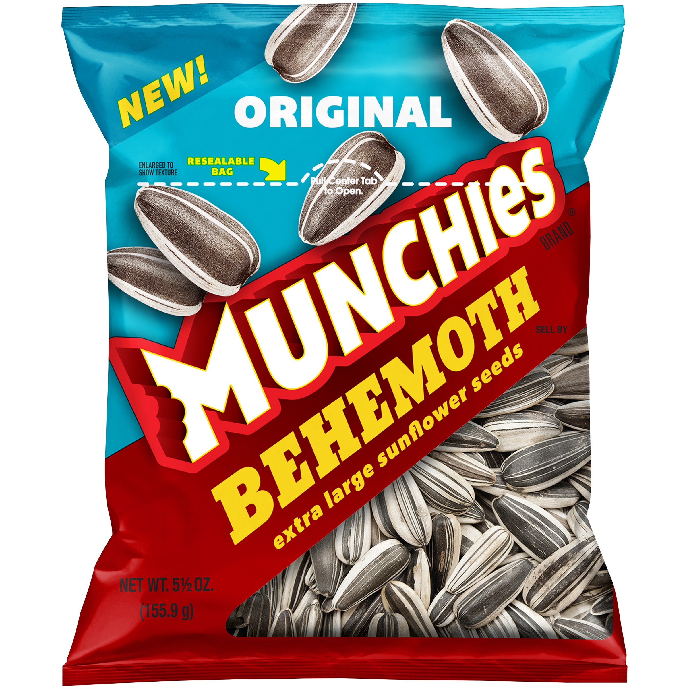 Munchies Behemoth Extra Large Original Sunflower Seeds 5.5 oz. Bag