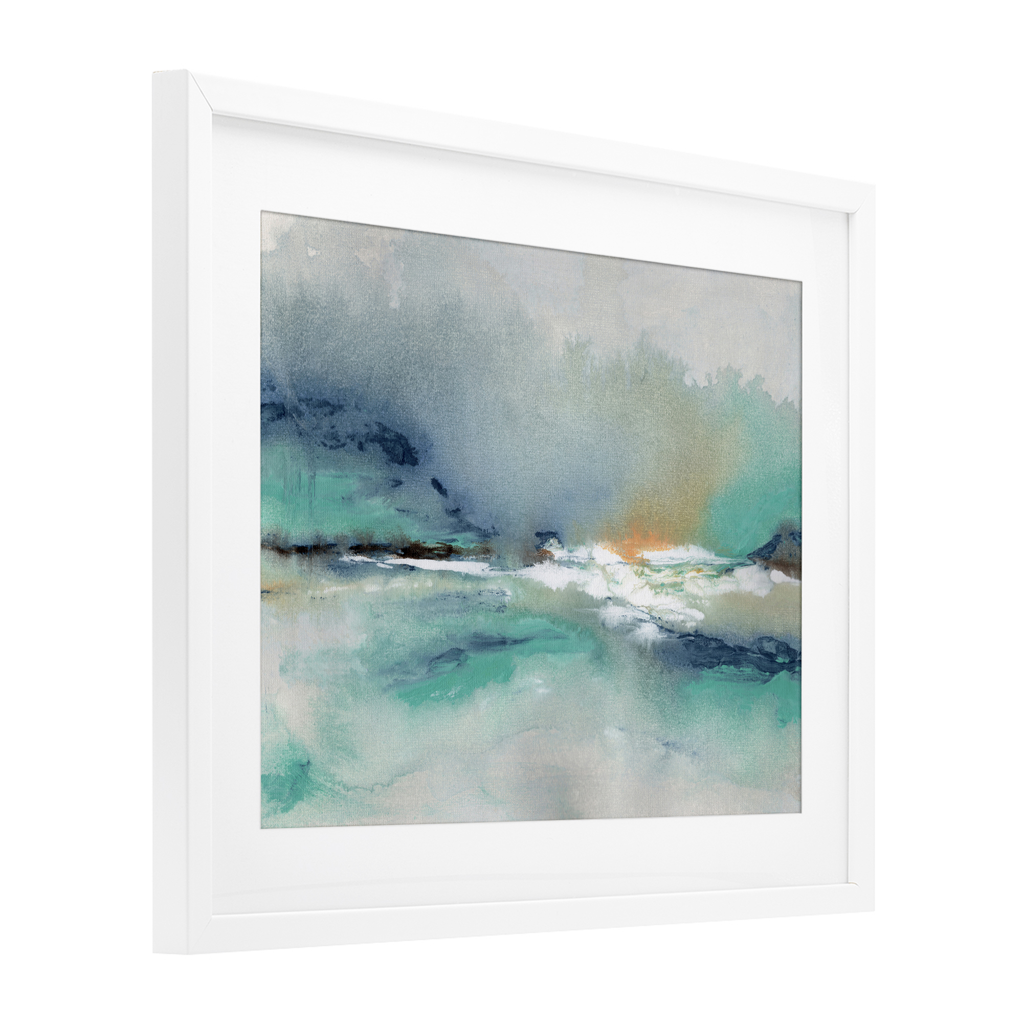 Stupell Industries Sun Bleached Crossing White Framed Print Under Glass, design by NLS Design