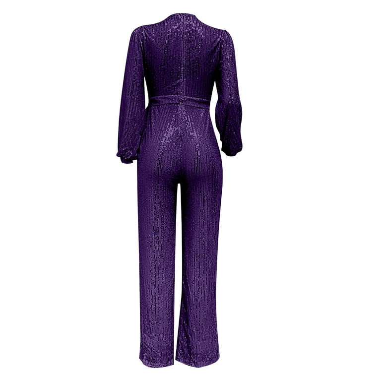 Off shoulder sequin long sleeve romper shop