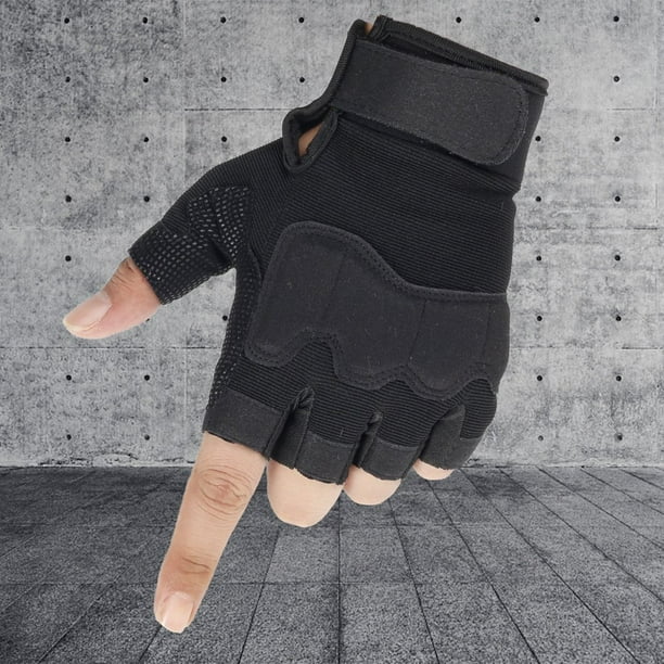 Fingerless motorcycle gloves sale