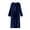 Navy, variant on XMMSWDLA Women's Hooded Classic Full Length Bathrobe Cotton Ankle Long Robe Cozy Pajamas for Women Soft