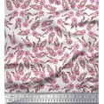 thumbnail image 1 of Soimoi Georgette Viscose Fabric Leaves & Floral Block Fabric Prints by Yard 42 Inch Wide, 1 of 3