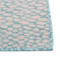 thumbnail image 3 of Outdoor Zrand Collection Area Rug Pink and Aqua - 10'8" Square, 3 of 5