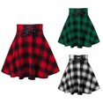 thumbnail image 5 of Idoravan Women's Basic Versatile Skirt Women Pleated Skirt Casual High Waist Mini Skirt Flare A-line Mini Skirt, 5 of 5