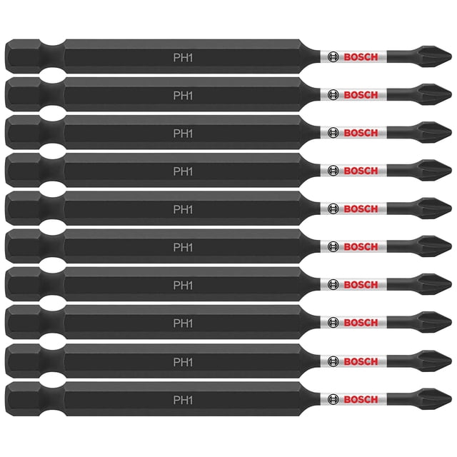 Brocas eléctricas para atornillar BOSCH ITPH135B Phillips #1, paquete de 10