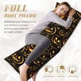 thumbnail image 4 of Halloween Body Pillow Cover, Halloween Skeleton Spider Halloween Decorations Body Pillow Cases with Zipper Soft Smooth Skin Friendly Long Pillow Case 20x54 inches, 1Pcs, 4 of 6