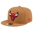 thumbnail image 3 of Men's New Era Tan Chicago Bulls Color Pack 9FIFTY Snapback Hat, 3 of 6