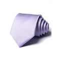 thumbnail image 2 of Yongchuantie Men's 3.15" Necktie Light Purple Striped Solid Color  8CM Wide Version Tie+Gift Box, 2 of 8