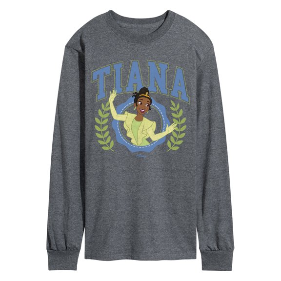 Disney - Tiana Collegiate - Men's Long Sleeve Graphic T-Shirt