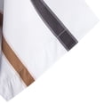thumbnail image 4 of Blusa y camisa de manga larga con cuello vuelto para hombre, blusa informal de moda con estampado de cuello vuelto y botones, blusa de manga larga para hombre, 4 of 6