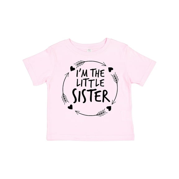 Inktastic I'm the Little Sister Girls Toddler T-Shirt