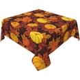 thumbnail image 2 of Fall Pumpkin Tablecloth 54x54 Inch Square Autumn Thanksgiving Table Cloth Dust-Proof Wrinkle Resistant Rustic Tablecloth for Holiday Kitchen Dining Room Party Picnic Indoor Outdoor, 2 of 6