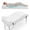 Beige, variant on Advwin Foldable Lash Bed Topper with Lash Pillow, Ergonomic Curved High-Density Foam Spa Bed Cushion w/ Adjustable Straps, Non-Slip Mattress Pad for Eyelash Extensions, Facial, Massage, Waxing, Black