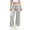 White, variant on Gamivast Wide Leg Lounge Pants for Girl Elastic Waist Striped Casual Pajama Pants Soft Lightweight Loose Fit Palazzo Sweatpants for Home Sleep Travel Daily Wear